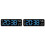 2X Large Digital Wall Clock Temperature and Humidity Week Display Electronic LED Table Alarm Clock 12/24H 1