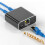 2X Rj45 Splitter 1 to 2 Gigabit Ethernet Adapter Internet Network Cable Extender for Laptop PC Keyboard Mouse Printer 6