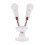 5X 360 Degree Adjustable - 2 in 1 E27 Splitter Socket Adapter. E27 Standard LED Bulb Socket Adapter 5