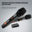 3X Universal Microphone Home Karaoke Microphone USB Wireless Microphone Live Broadcast Radio Digital Display Microphone 6