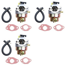 3X Förgasare för Gräsklippare GCV160 GCV135 GC135 GC160 med Bricka och Bränsleledning