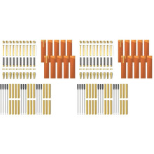 Pen Kits for Woodturning 20 Pack 20 Pen Covers-Pen Making Tools with Black Ink Pen Making Kit Slimline Pen for DIY Coppe
