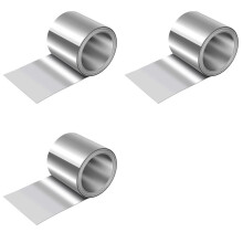 3X Rotolo di Lamiera di Alluminio, Pannelli per Tetti In Metallo da 6 Pollici X 10 Piedi, Rotolo di Lamiera di Alluminio (0,0078 Pollici/0,2 mm) per