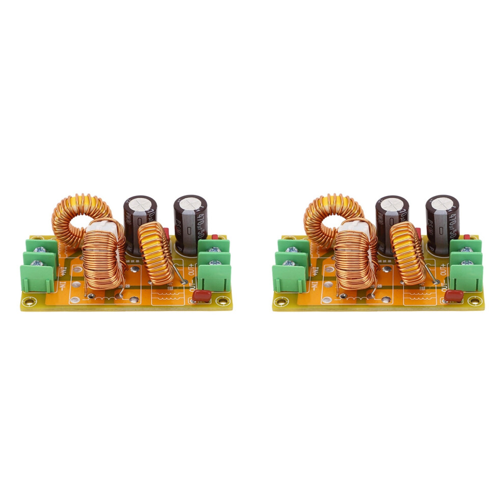 2X 4A Lc Filter Fcc Car Audio High Frequency Filtering Low Pass Passive Emi Electromagnetic Interference Filter 4711820506707