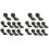 20Pcs Front Windshield Washer Nozzle Jet 95862807800 for  Cayenne 2011-2018 Windscreen Washer Spray Jet 1