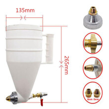 4X Exterior Wall Building Paint, Real Stone Paint, Plastic Coated Sprayer Cement Mortar Sprayer Latex Paint Spray