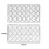 6PCS Polycarbonate Chocolates Mould Professional Molds for Candy Bar Mold Confectionery Easter Baking 5