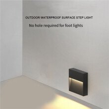 2X Outdoor Wall Lamp Waterproof Led Stair Light Exterior Lighting for Terrace Porch 220v Luminaire Surface Mounted