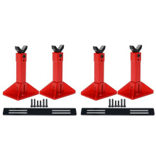 2X Display Stands Jack Height Adjustable for 1/18 1/10 1/8 1/7 RC Crawler Truck Car Simulation Climbing Vehicles Red