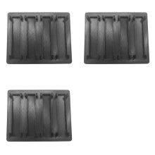 3X NMMiner 2.8 Inch 4 Slots Base Bracket for NerdMiner Bitcoin Crypto Solo Lottery Miner 4 Slots Stand Black
