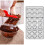 6PCS Polycarbonate Chocolates Mould Professional Molds for Candy Bar Mold Confectionery Easter Baking 8