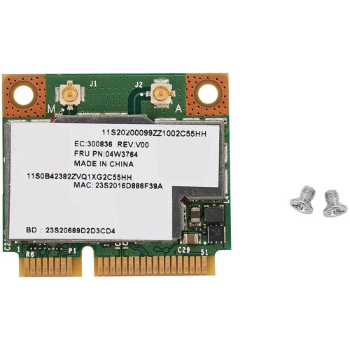 6X BCM943228HMB 04W3764 WIFI Wireless  4.0 Half  PCI-E Card Compact for  E130 E135 E330 E335 1