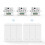 6PCS Wireless Light Wall  RF 433Mhz Relay Receiver with 2x 3Gang Panel  LED Remote Control for LED Lamp 3