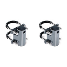2X Soporte en U de Montaje Universal para Adaptador de Mástil de Techo A Poste A Tubo de Antena StarLink V2