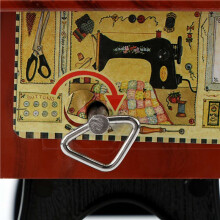 4X Plastic Sewing Machine Style Music Box Hand Crank Vintage Music Boxes Festival Gift New Year Gift Birthday Gifts