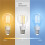 2X Tuya Zigbee  Filament Bulb 7W LED Light Lamp E27 Dimmable Lighting 806Lm CCT  Dimmable 7