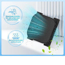4pcs Activated Carbon Filter for Liebherr Fridge 9096989 9882460 988246000, Fresh Air Replacement Filter Fridge Filter