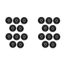 20 Peças Folha de Sucção Adesiva Placa de Ferro Termicamente Condutora com Adesivo para Refrigerador de Telefone 60x60mm Preto