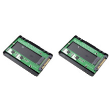 2X SFF-8639 NVME U.2 zu NGFF M.2 M-Key PCIe SSD-Gehäuse für Mainboard, Ersetzt SSD 750 P3600 P3700