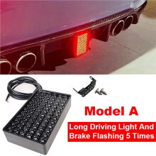 4X 72 LED Brake Light for F1 Light LED Brake Lights Bumper Cover Lamp for for Universal Car Model A