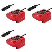 3X Autolader voor 18V M18 Batterijlader Vervanging, Draagbare -Snellader, Sigarettenaanstekerstekker