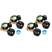 4-Pack Propantankmätare Nivåindikator, Propanmätare, Propangastryckmätare Propanvärmare, Eldstad, BBQ-Grill