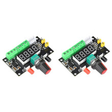 2X Contrôleur de Moteur Pas à Pas 12 V/24 V, Régulateur de Vitesse, Module Générateur de Signal D'Impulsion PWM avec Affichage LED.