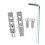 2X Stripped Screw Extractor Set for Damaged Screw Remover and Extractor Easy Out Bolt Extractor Kit Broken Hex Screw 5