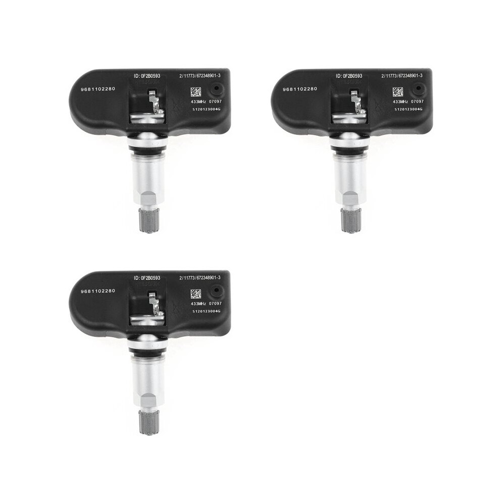 3X 9681102280 Tpms Tire Pressure Sensor 433Mhz For 407 207 307 607 508 807 For C4 5 6 7 8 6032923724668