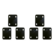 Guitar Neck Shims 6Pcs 0.25, 0.5, and 1Degree Gasket for Guitar and Bass Bolt- Neck Repair