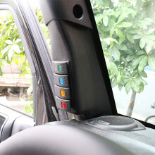 2X A Pillar Panel Kit with 4 LED Boat Rocker for JK JKU 2011-2017 Left-Hand Drive