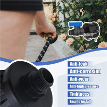 2X IBC Tote Adapter, 2 Inch Cam Lock for 275-330 Gallon IBC Tote Tank, IBC Tote to Garden Hose Fittings Adapter