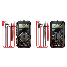 2X SZ308 Multímetro Digital Medidor de Resistência de Tensão Medidor de Corrente AC/ Eletricista LCD Retroiluminação Ohm Teste de Onda Quadrada B