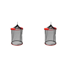 2X Floating Fishing Basket Foldable Floating Fish Basket Portable Mesh Fish Bucket Bag Floating Woven Fish Basket,A