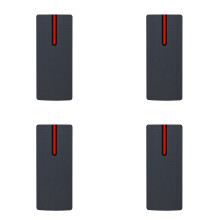 4X Lector de Tarjetas IC una Prueba de Agua IP68 13.56Khz Lector Esclavo de Control de Acceso de Tarjeta de Proximidad Compatible con Salida Wiegand
