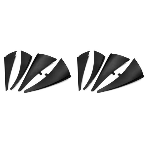 4x Car Front+Rear Wheel  Guards Flaps Mudguards Cover Trim for  Corvette C7 2014-2019