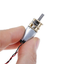 15 Peças N20  Micro-Metal Gear Motor com Motores  de Roda de Engrenagem 60RPM Velocidade Lenta Redutor de Metal Completo Brinquedo