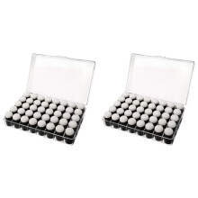 80Pcs Finger Sponge Daubers, DIY Handmade Finger Painting Sponge Set with Storage Box for Crafting Painting