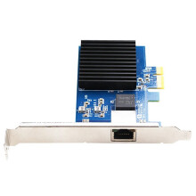 2X Tarjeta de Red PCIe NIC de 10 Gb con un Solo Puerto RJ45 y Chip RTL8127, Tarjeta de Adquisición de Visión PCI-Express X1 para Windows 10/11.