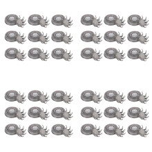 36Pcs Ersatzklingen für Elektrorasierer, Ersatzklingen, Nasentrimmer, Schläfentrimmer, Elektrorasierer, Rasierer