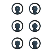 6X Base de Carregamento para Aparadores de Barba Tipo C Base de Carregamento para Carregar e Exibir Aparadores de Barba