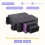 5X 24-Pins ECU-Printplaatconnector Passend Bij Aluminiumlegering Behuizing Auto-Motorcontroller 7