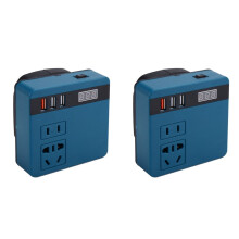 2X Power Inverter  Inverter Adapter Power Supply Inverter for Outdoor Work for