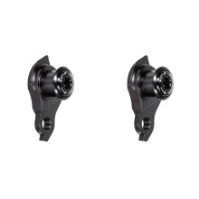 2X Bike UDH Rear Hook Full Suspension Frame UDH Rear Hanger for MTB E-Bike Frame Rear Derailleur Hook 1.0 Pitch