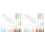 30 Pieces Blank Clear Acrylic Bookmarks with Hanging String, Clear Acrylic Bookmarks with Hanging String 1