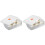 2X Pizza Dough Proofing Box, Stackable Pizza Dough Container W/Lid , Bread Fermentation Storage Boxes, Dough Rising Box 1