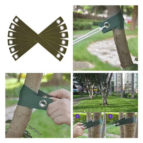 20 PCS Tree Stake Kit, Tree Straps Tree Support Straps Tree Belts Tree Plant Belt for Plant Fix Straight 2