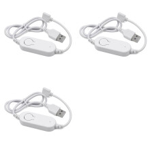 3X ContrĂ´leur LED WiFi Tuya RVB DC5 V USB Modes de Minuterie de Gradation pour 2835 5050 RVB LED Bandes Lumineuses Adaptateur Life App
