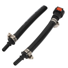 2X Quick Connected Fuel Injection Pump Pressure Tester Gauge with Valve 0-100PSI