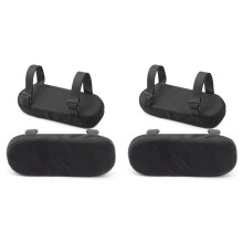 4X Memory Foam Office Chair Armrest Pads, Comfortable Elbow Cushion Covers Supportive Arm Pad
